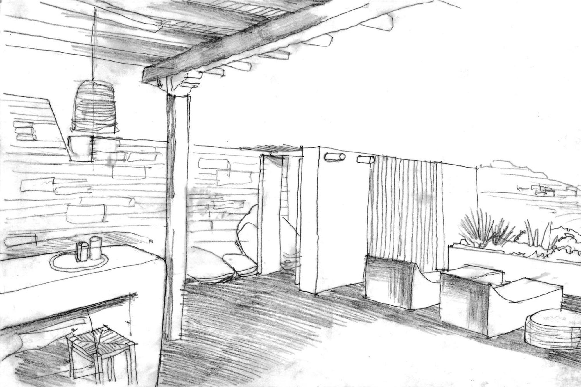 Amare Mykonos Villa Tourlos Ruang foto